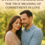 Building a Strong Marriage: The True Meaning of Commitment in Love