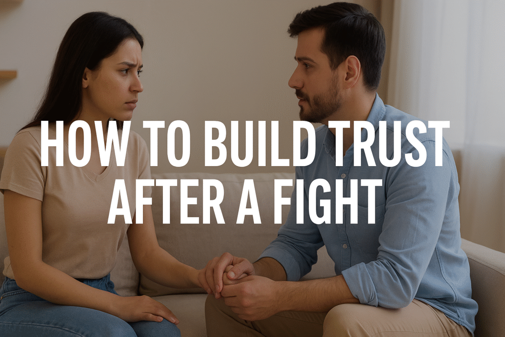 How to Build Trust After a Fight — Reconnect and Heal Together